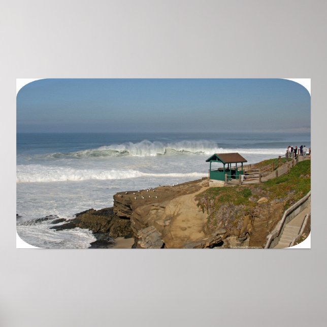 Wipeout Beach, La Jolla Poster (Vorne)