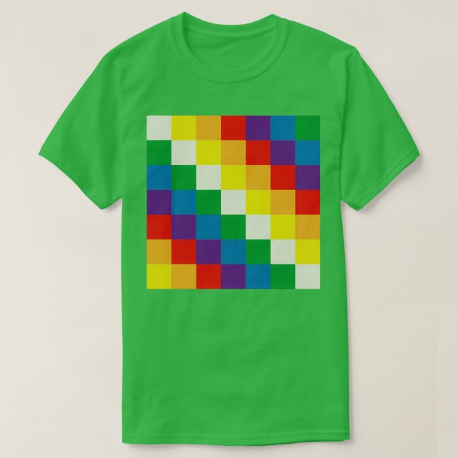 Wiphala  T-Shirt (Design vorne)