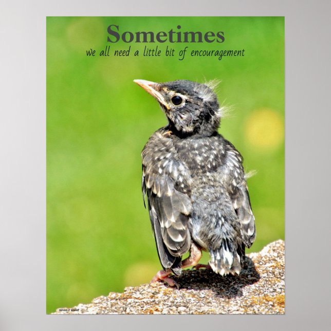 Wir alle brauchen Ermutigung in der Klasse Poster (Vorne)