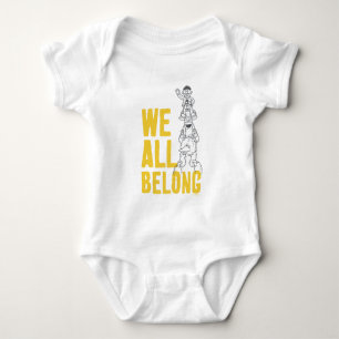 Wir alle gehören baby strampler