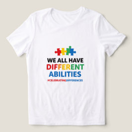 Wir alle haben unterschiedliche Fähigkeiten Bewuss Tri-Blend Shirt