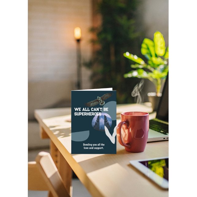 Wir alle können keine Superhelden sein, die gut we Karte (Von Creator hochgeladen)