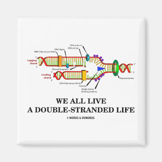 Wir alle leben ein doppeltes Leben (DNA-Spaß) Magnet