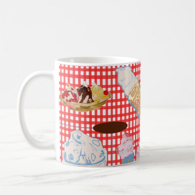 Wir alle schreien nach Eiscreme Kaffeetasse (Links)