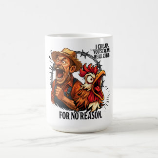 Wir alle schreien ohne Grund - Farb-Morph-Tasse Verwandlungstasse