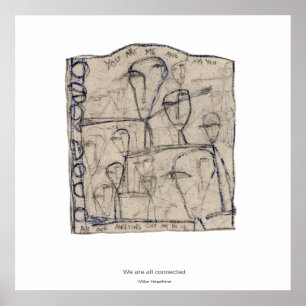 Wir alle sind verbunden poster