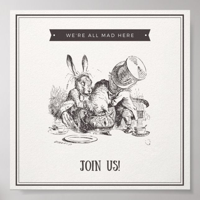 Wir alle sind verrückt hier poster (Vorne)