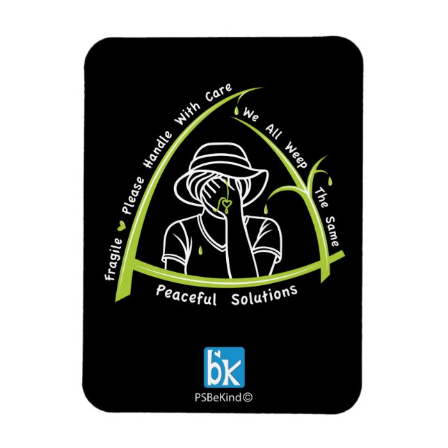 Wir alle weinen dasselbe 1_Flexible Magnet (Vertikal)
