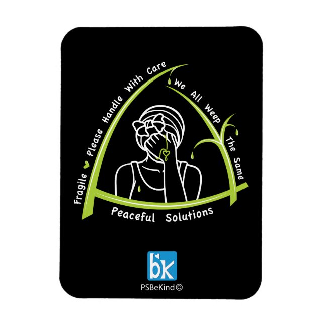 Wir alle weinen dasselbe 2_Flexible Magnet (Vertikal)