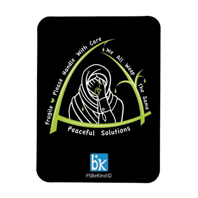 Wir alle weinen dasselbe 3_Flexible Magnet (Vertikal)