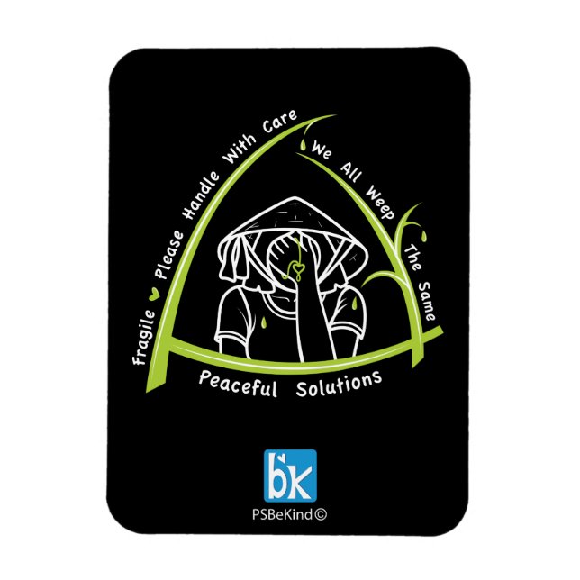 Wir alle weinen dasselbe 4_Flexible Magnet (Vertikal)