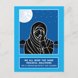 Wir alle weinen die gleiche 3_ Postkarte