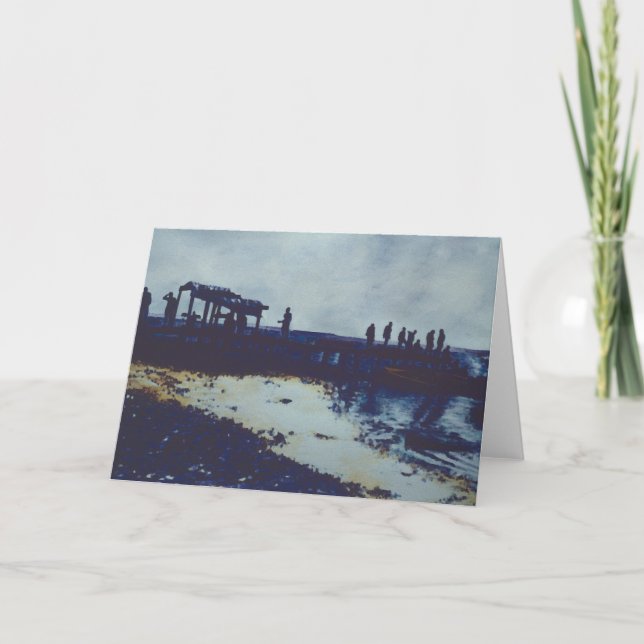 Wir aßen den ganzen Fisch, was? Harbour Island? Gr Karte (Vorderseite)