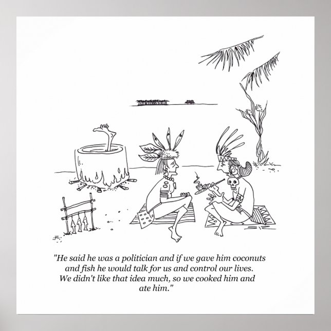 Wir aßen ihm ein mattes Plakat (Vorne)