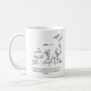Wir aßen ihm Tasse