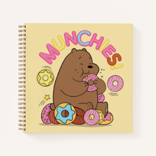 Wir Bare Bars - Grizz Donut Munchies! Notizbuch