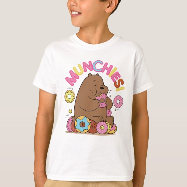 Wir Bare Bars - Grizz Donut Munchies! T-Shirt (Vorderseite)