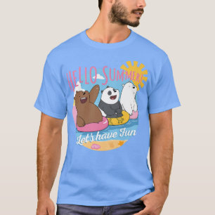 Wir Bare Bars Hallo Sommer! Grizz Panda Ice Bear P T-Shirt