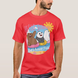 Wir Bare Bars Hallo Sommer! Grizz Panda Ice Bear T-Shirt