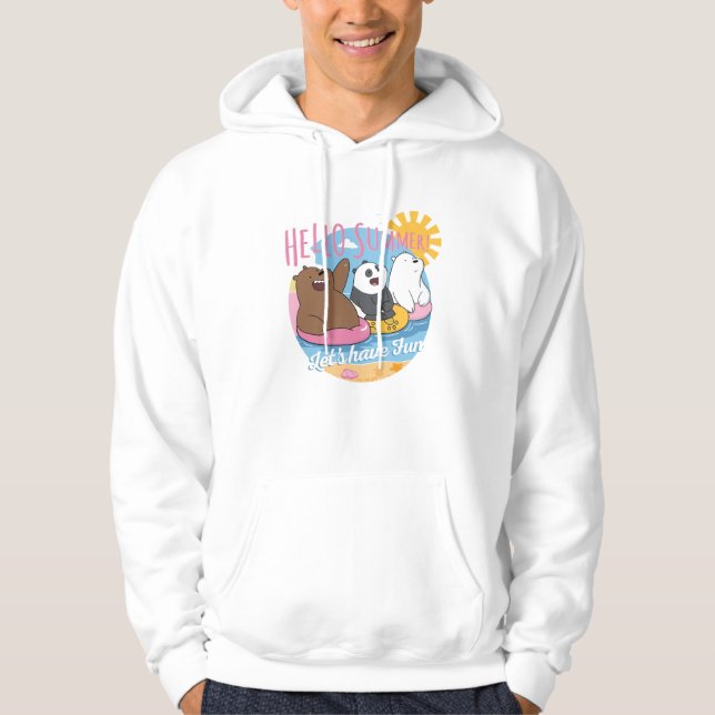 Wir Bare Bars - Hallo Sommer! Lass uns Spaß haben Hoodie (Vorderseite)