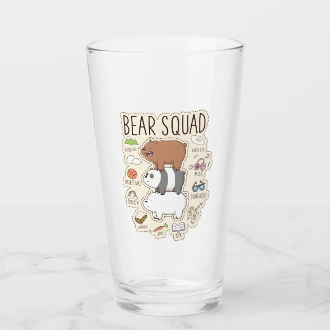 Wir Bare Bears - Bärenquad Journal Graphic Glas (Vorderseite)