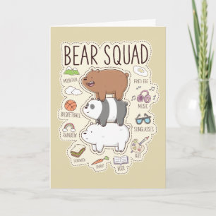 Wir Bare Bears - Bärenquad Journal Graphic Karte