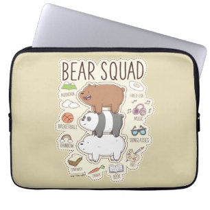 Wir Bare Bears - Bärenquad Journal Graphic Laptopschutzhülle