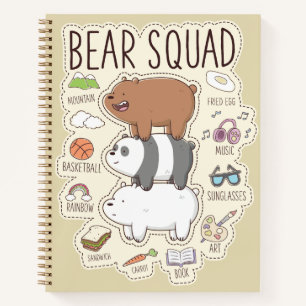 Wir Bare Bears - Bärenquad Journal Graphic Notizbuch