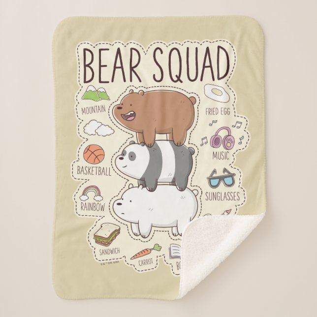 Wir Bare Bears - Bärenquad Journal Graphic Sherpadecke (Vorderseite)