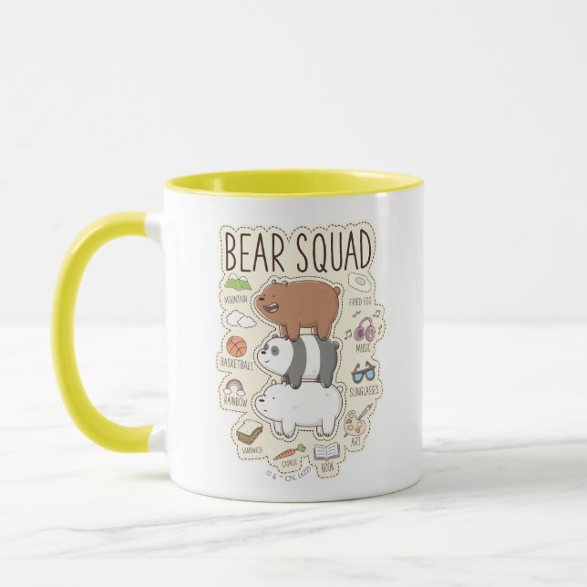 Wir Bare Bears - Bärenquad Journal Graphic Tasse (Links)