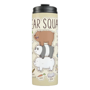 Wir Bare Bears - Bärenquad Journal Graphic Thermosbecher