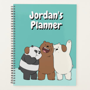 Wir Bare Bears Group Hug Planer