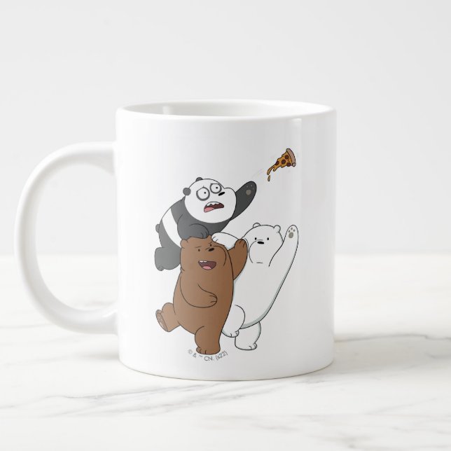 Wir Bare Bears - Letzte Pizza Slice Jumbo-Tasse (Links)