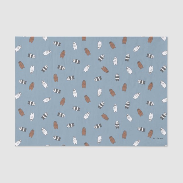 Wir Bare Bears - Muster für Sonnenblumen Seidenpapier (Vorderseite)