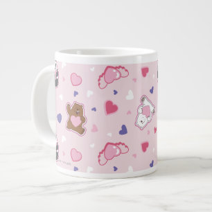 Wir Bare Bears - Valentinisches Herzmuster Jumbo-Tasse