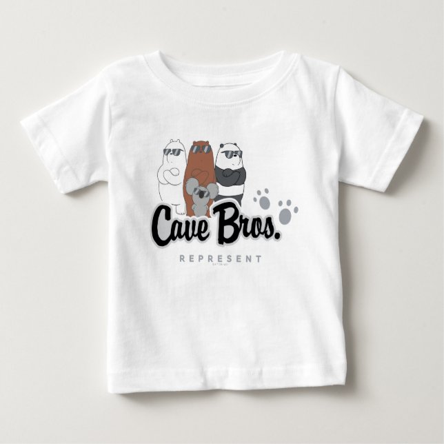Wir Bären - Höhlenbros. vertreten Baby T-shirt (Vorderseite)