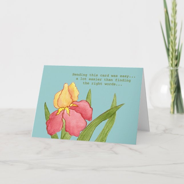 Wir bedauern Ihre Verlustkarte Karte (Vorderseite)