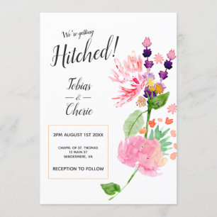 Wir bekommen heftige Blumenhochzeit Einladung
