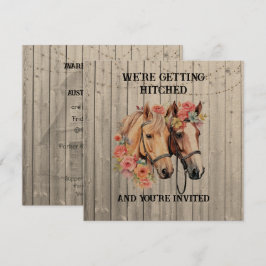 Wir bekommen heftige Western-Hochzeit Einladung