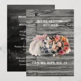 Wir bekommen heftigen Western Hochzeit Einladung