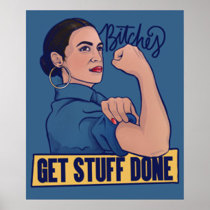 Wir bekommen Zeug erledigt AOC Rosie den Niveter Poster
