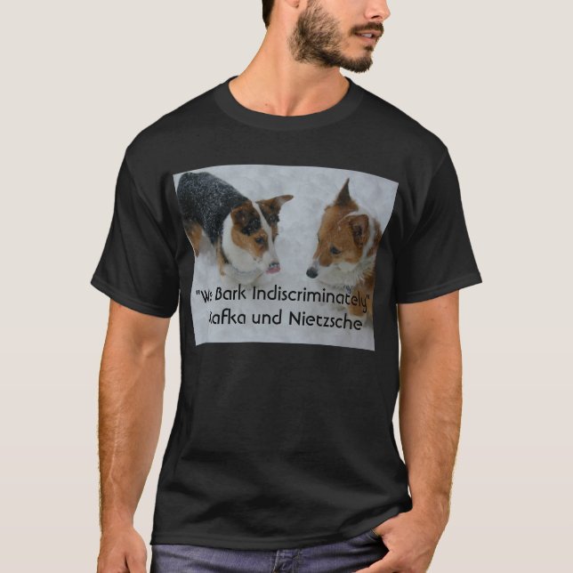 Wir bellen wahllos T-Shirt (Vorderseite)