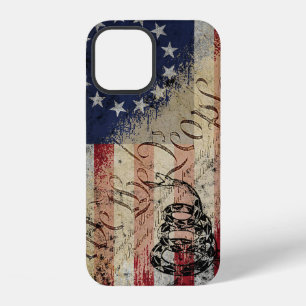 Wir Betsy Ross American Flag and Snake i iPhone 12 Hülle