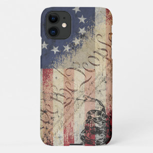 Wir, Betsy Ross, die amerikanische Flagge und Schl iPhone 11 Hülle