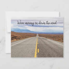 Wir bewegen uns das Foto der Landschaftlichen Auto Ankündigung