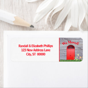 Wir bewegten Ankündigung Rote Blume Doppeltore