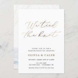 Wir binden die KNOE Elopement-Feier an die Einladu Einladung