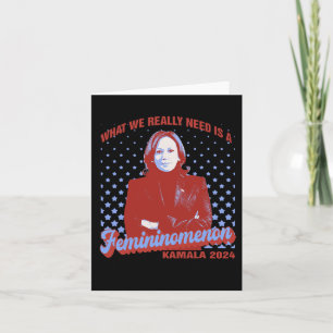 Wir brauchen eine weibliche Präsidentin Kamala Ha Karte