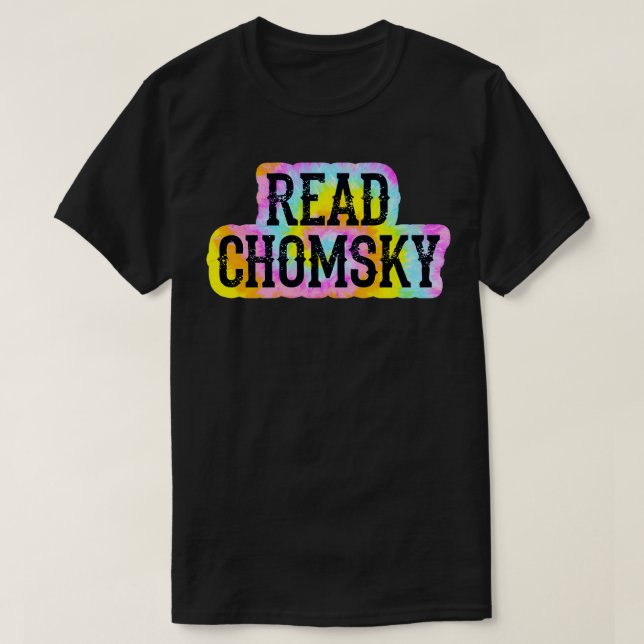 Wir brauchen mehr Noam Chomsky Kampf gegen Power Q T-Shirt (Design vorne)