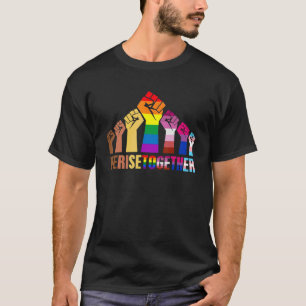 Wir bringen gemeinsam LGBTQ Prix soziale Gerechtig T-Shirt